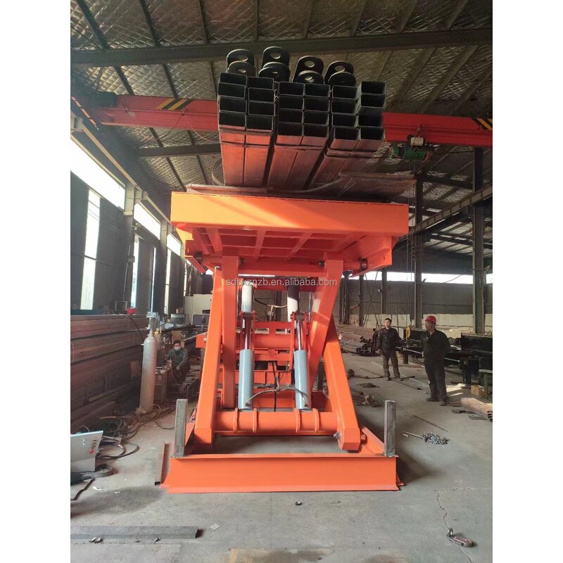 Fixed Scissor Lift Platform - Stationary with Four-Wheel Support