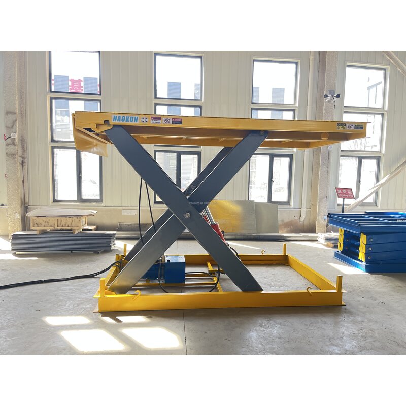 Fixed Scissor Lift Platform - Stationary with Four-Wheel Support
