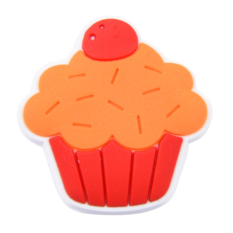 Classic 2D Food Shoe Charms - Custom Plastic Candy for Wristband Gift