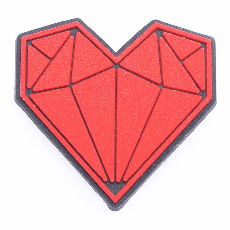 Valentines Day Shoe Charms - PVC Love Heart Luxury Clog Charms