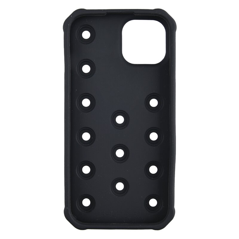Waterproof Silicone Phone Case - Fashionable Summer Color Holds Clog Charms