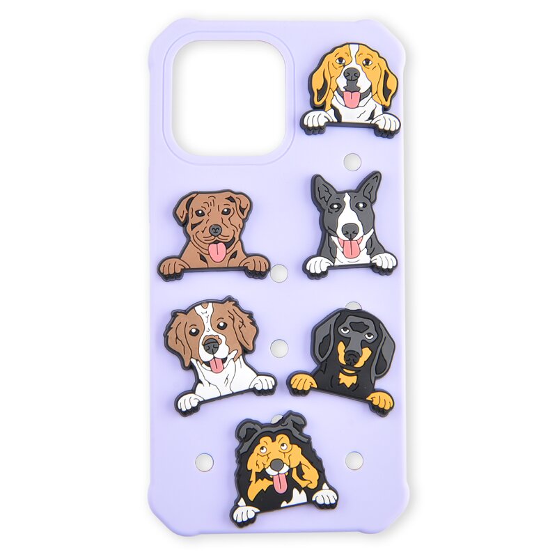 Phone Case with Clog Charm - Holder for 15 16 Pro Max