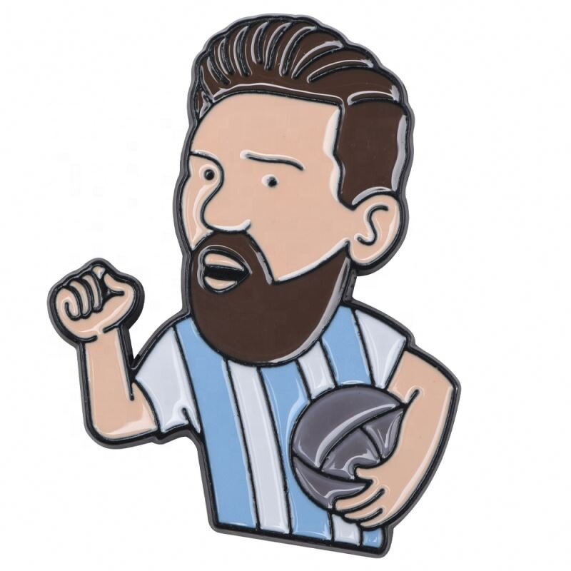 Argentine Football Star Pins - Wholesale Custom Metal Enamel for Clothes