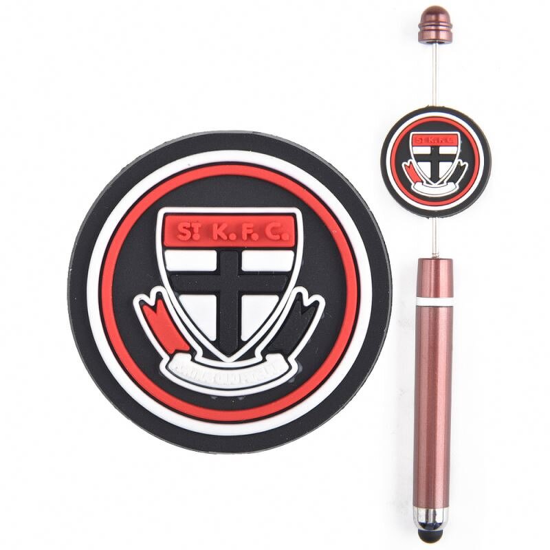 Focal Beads for Pen Making - Custom Color AFL Team Silicone & Glass Crystal Beads