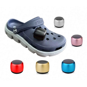 3D Mini Speaker with Clog Back - High Quality for Shoes Charms