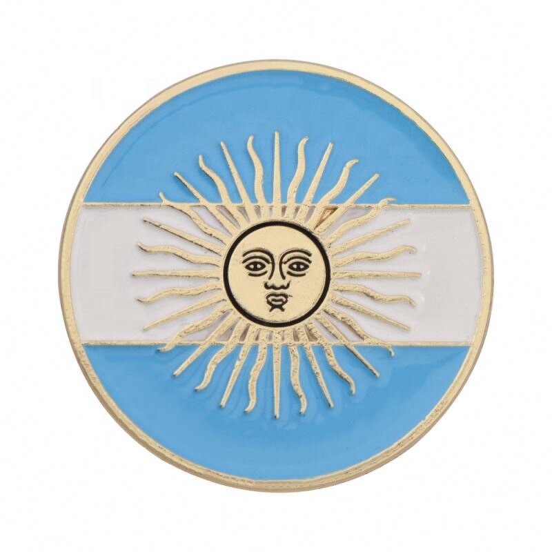 Argentine Football Star Pins - Wholesale Custom Metal Enamel for Clothes