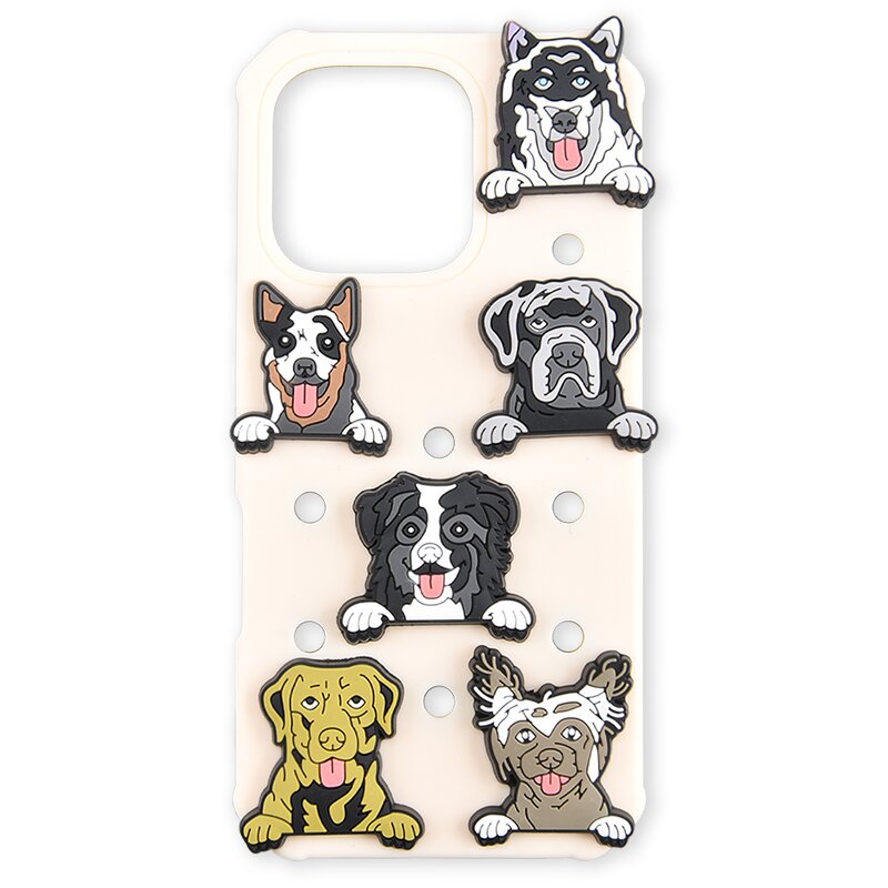 Phone Case with Clog Charm - Holder for 15 16 Pro Max