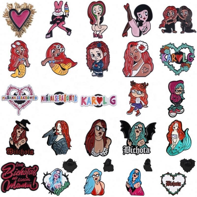 Fashion Metal Crafts Manufacturer - Hard Enamel Lapel Pins with Card