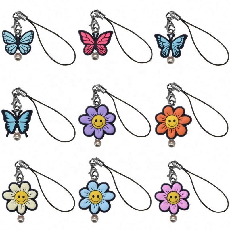 Cartoon Animal Phone Charms - Soft Mix Focal Beads Silicone for Decoration