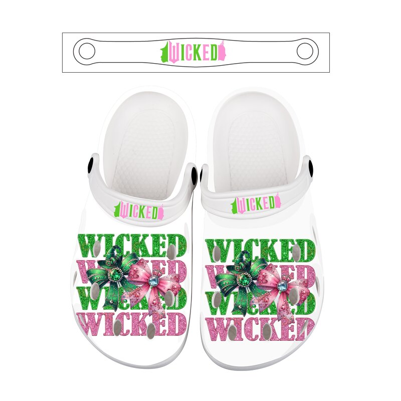 Wicked Print Nurse Shoes - Custom Medical Slippers Waterproof Clogs