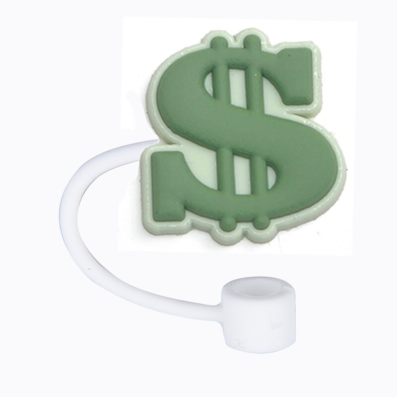 Reusable Straw Bar Accessories - 10mm Plastic Christmas with Topper