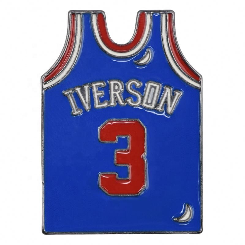 Sport Team Jersey Pins Manufacturer - Custom Metal Soft Hard Lapel Enamel