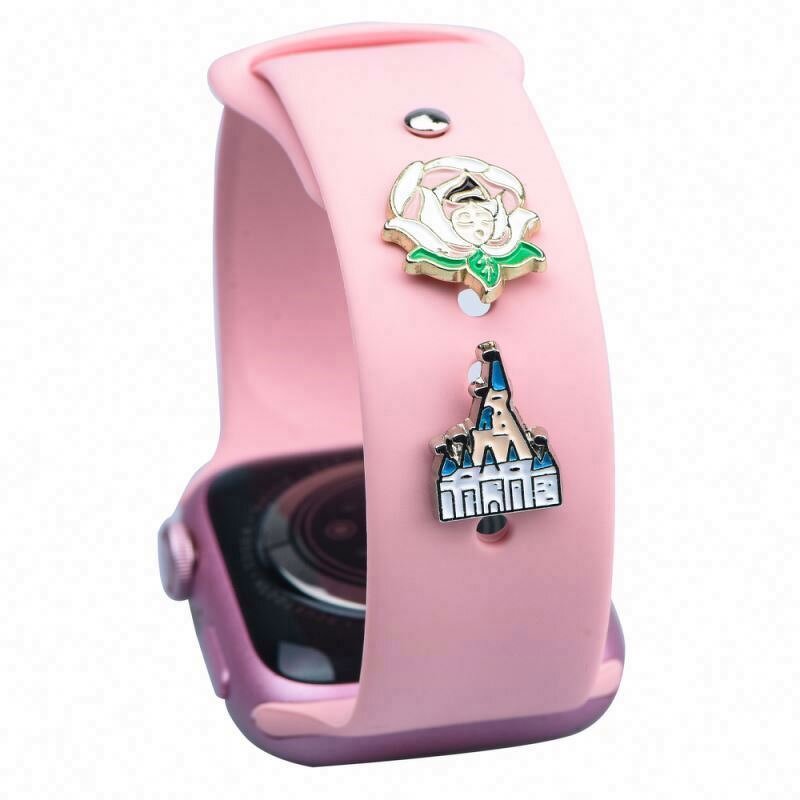 Custom Enamel Band Charms - Metal Paw Decorative Nails for Smart Watch