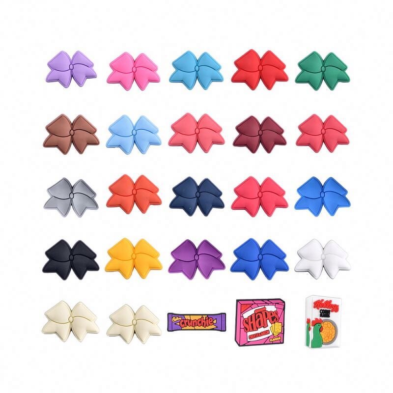 DIY Shoes Charm Holder - PVC Collector Rectangular Silicone Pad Storage