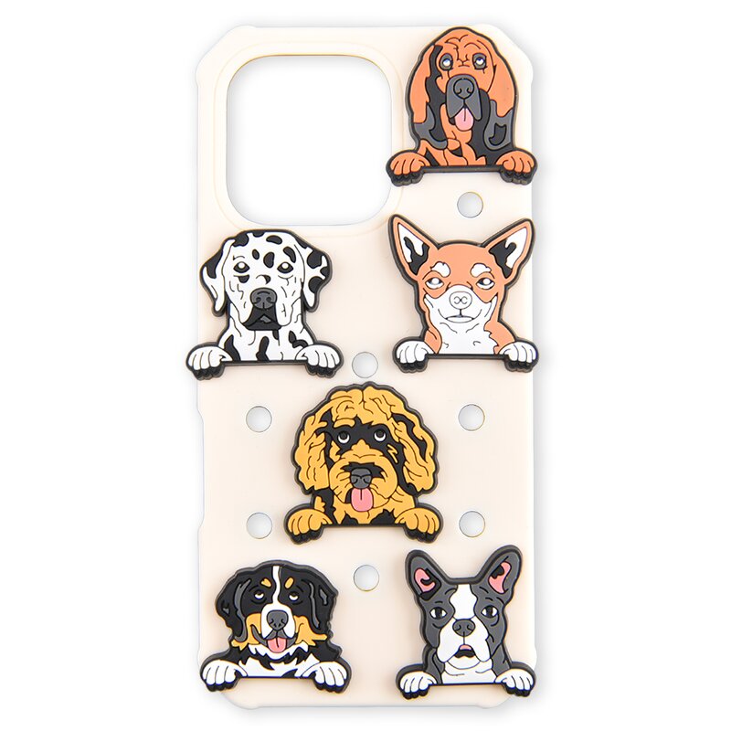 Phone Case with Clog Charm - Holder for 15 16 Pro Max