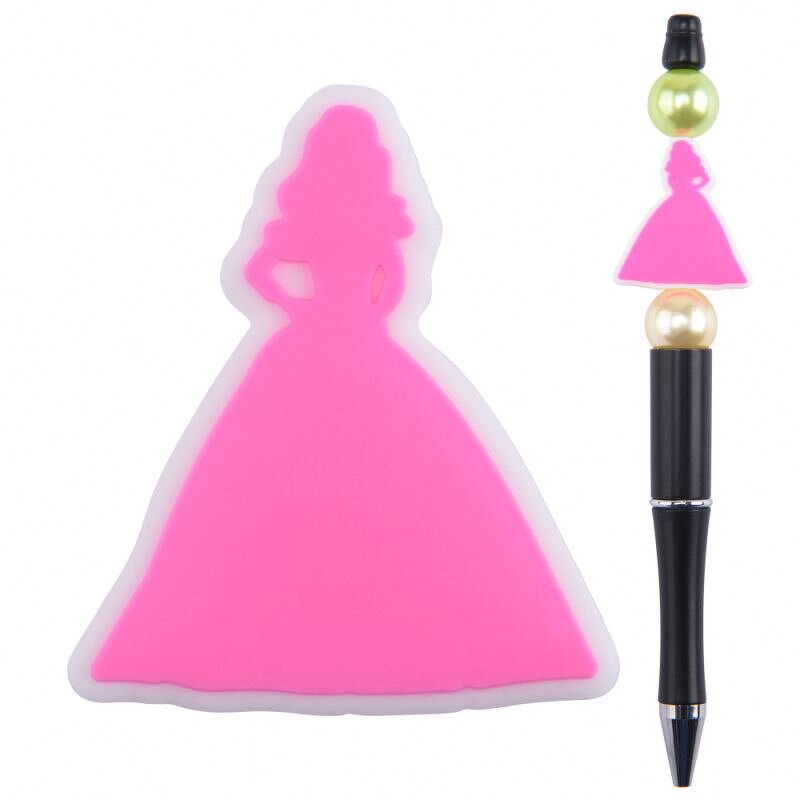 Colorful 15mm Focal Beads - Mix Baby Jewelry Silicone Beads for Beaded Pen