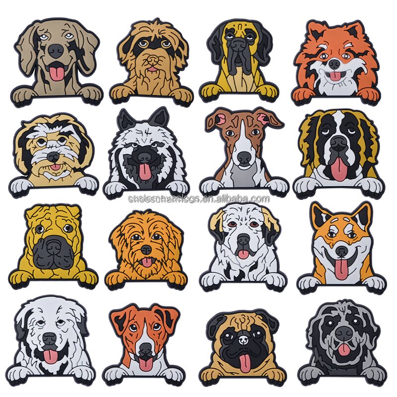 DIY Shoes Charm Holder - PVC Collector Rectangular Silicone Pad Storage