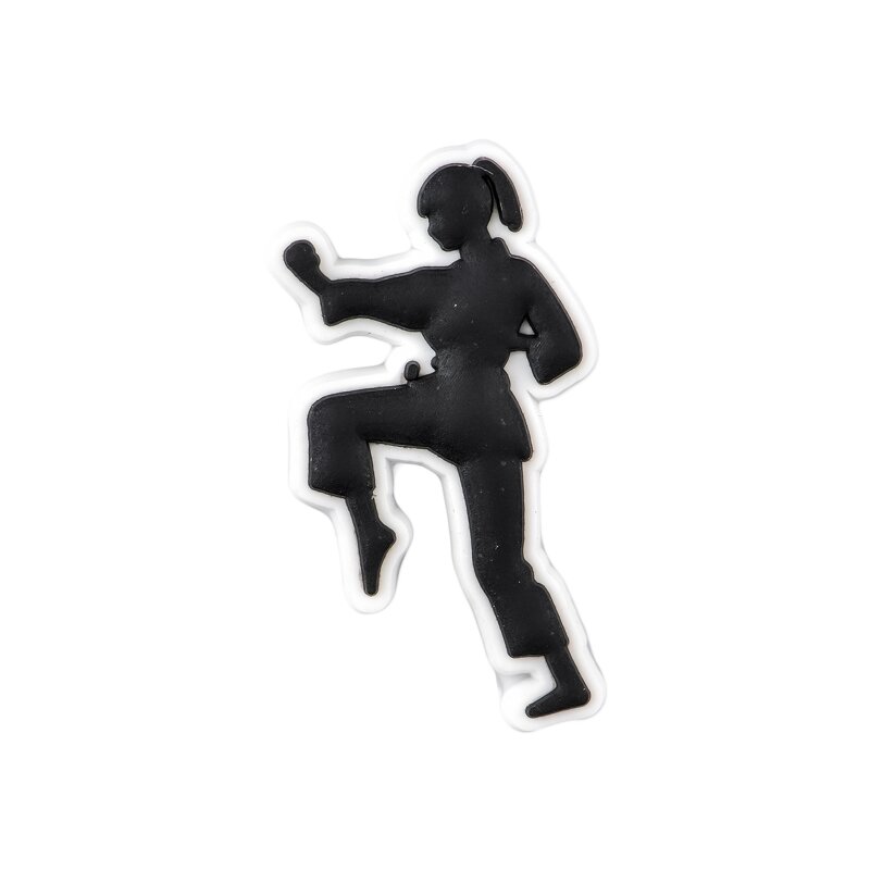 Taekwondo Karate Shoe Decorations - Soft Plastic Buckle with Hole Design