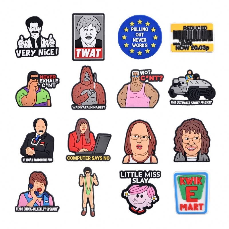 Clogs Flag Shoe Charms - Custom Snacks Food & Sneaker Accessories