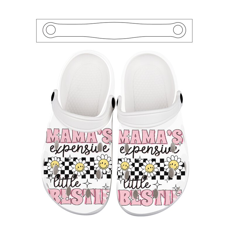 Custom Logo Garden Mules - EVA Flat PVC Men's Women's Classic Slip Clogs