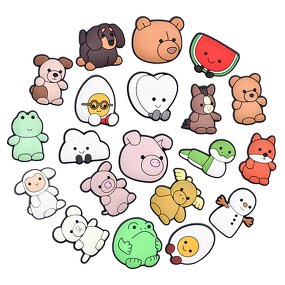 PVC Clog Shoe Charms - Fit Kids Bracelets & Sneaker Decoration Custom