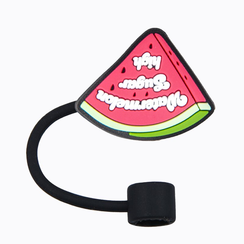 Stitch Cartoon PVC Drinking Straws - Custom Reusable Straw Topper 6-8mm