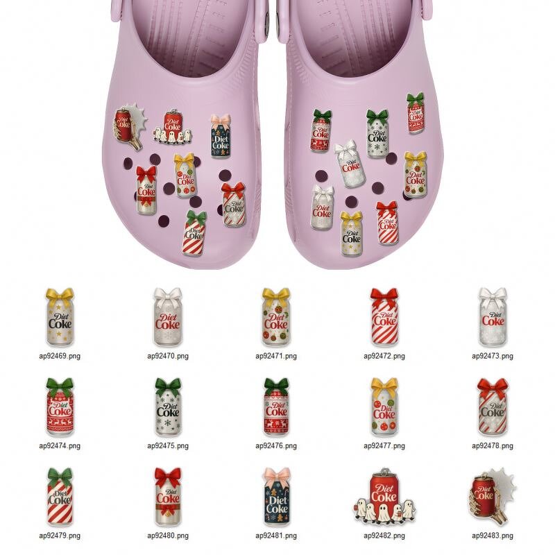 UV Printing Acrylic Shoe Charms - Bulk Wholesale Logo Teacher Student Gift