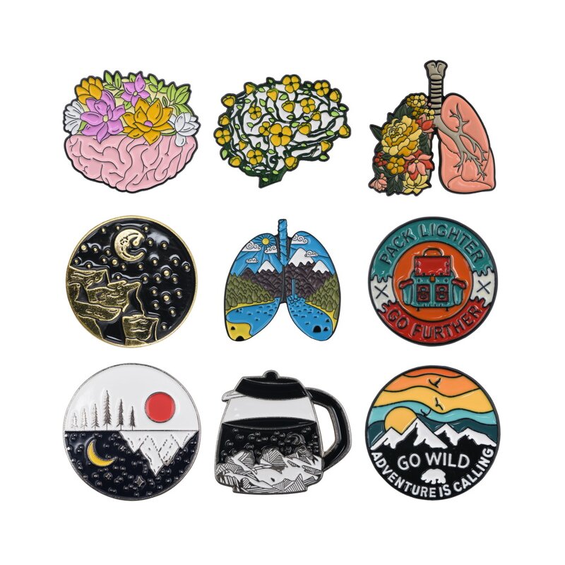 Lapel Badges Labels Manufacturer - Custom Logo Metal Hard Enamel Pins