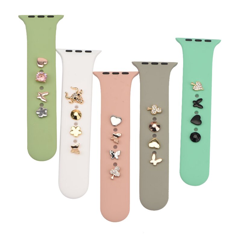 Slide Metal Charms for Watch Band - for 38-45mm All Series Designer