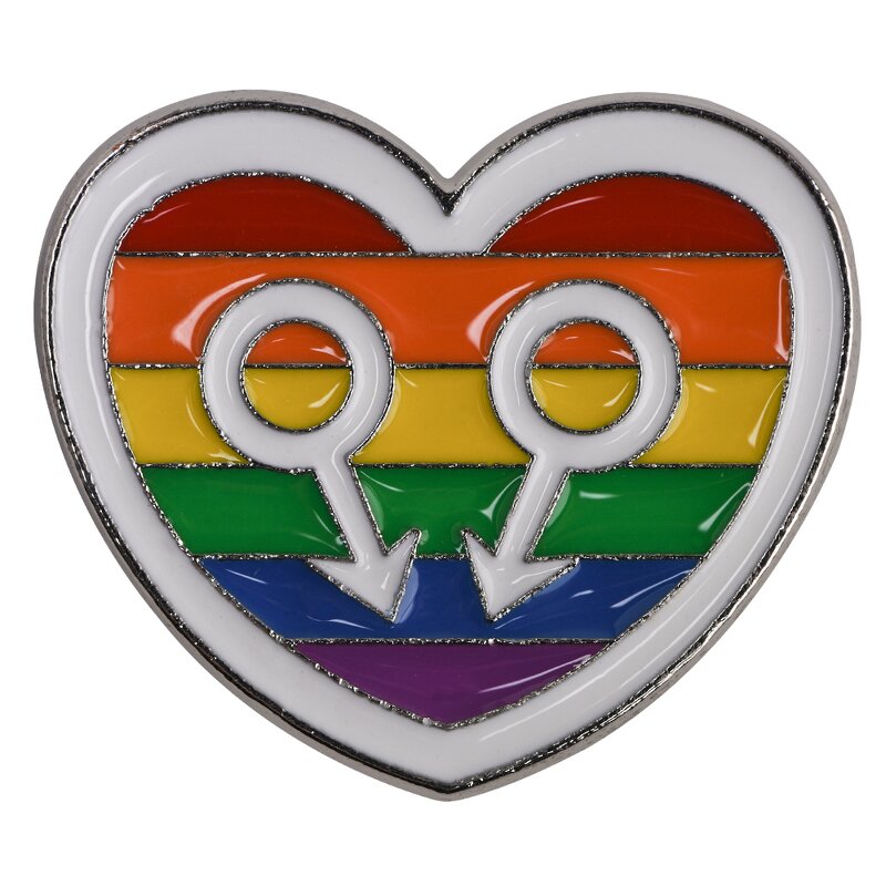 Custom Progress Pride Lapel Pins - Rainbow Flag Brooches for LGBTQ+ Wedding