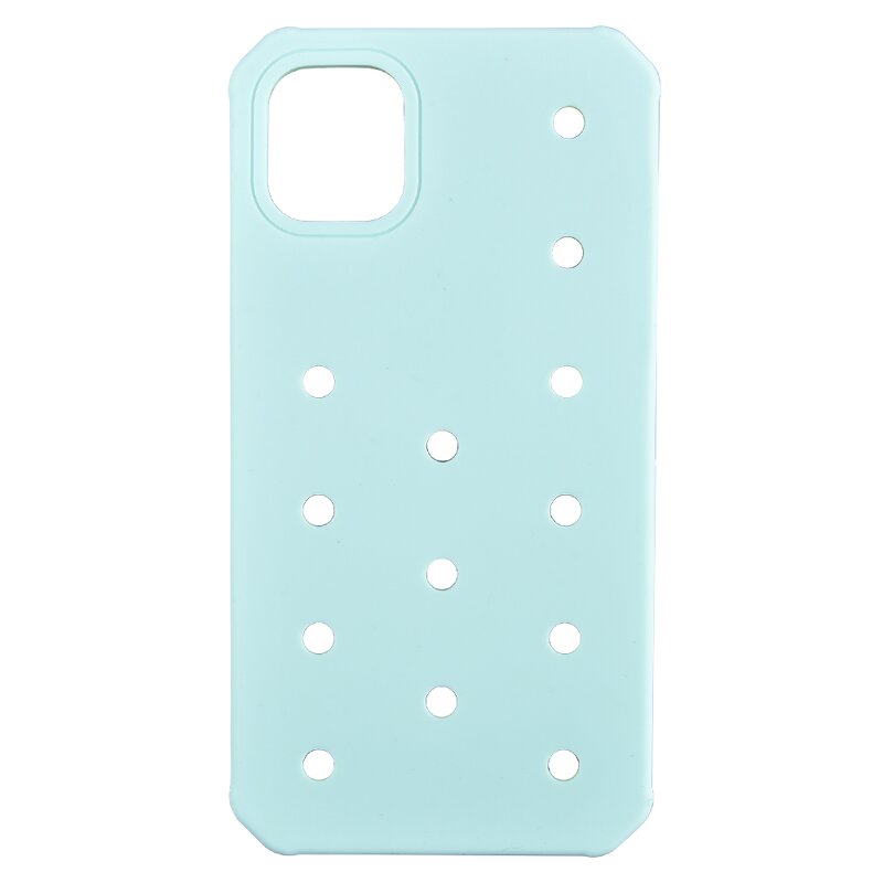 Shockproof Cartoon Phone Case - 3D Cute Silicone Holds Clog Charms
