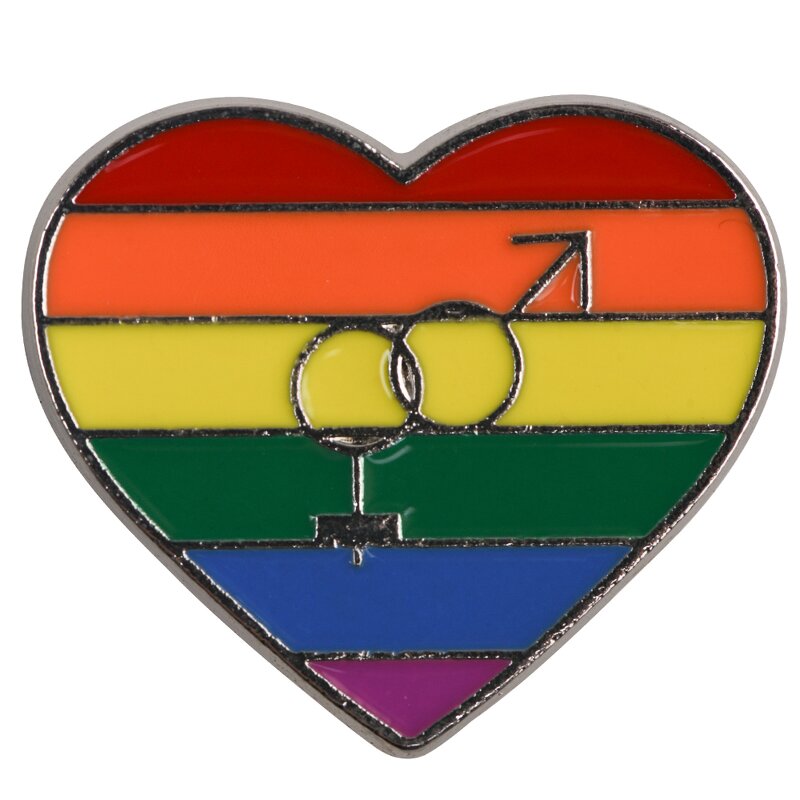 Custom Progress Pride Lapel Pins - Rainbow Flag Brooches for LGBTQ+ Wedding