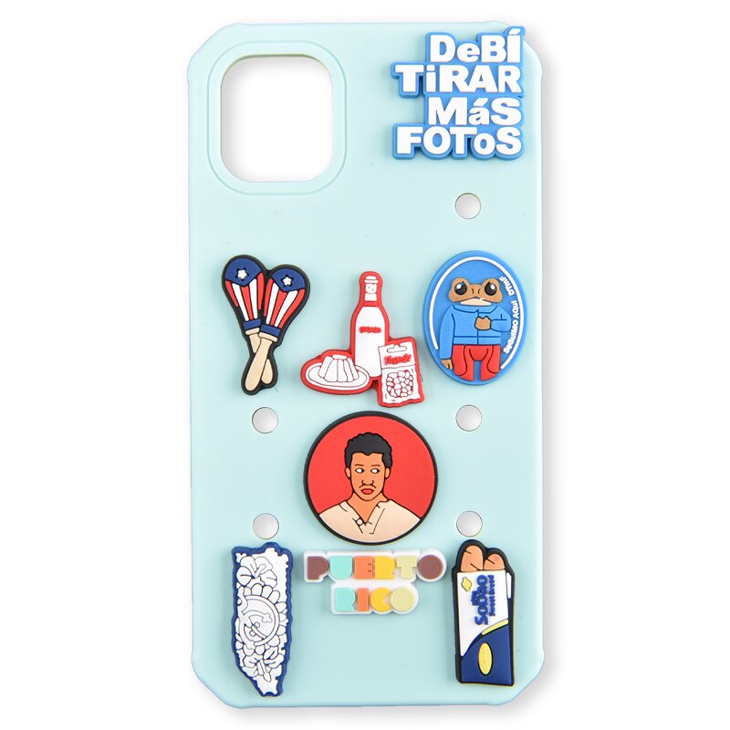 Silicone Mobile Phone Cases Manufacturer - Multi Color DIY Holds Clog Charms