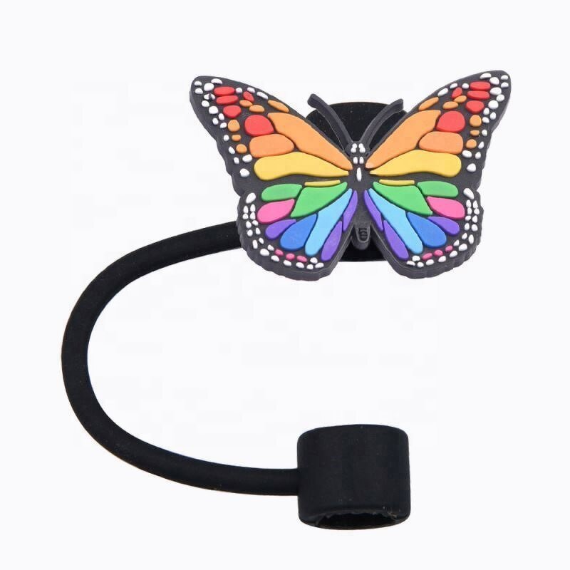 Anime Silicone Straw Topper - Custom Charm Cover for Tumblers Wholesale