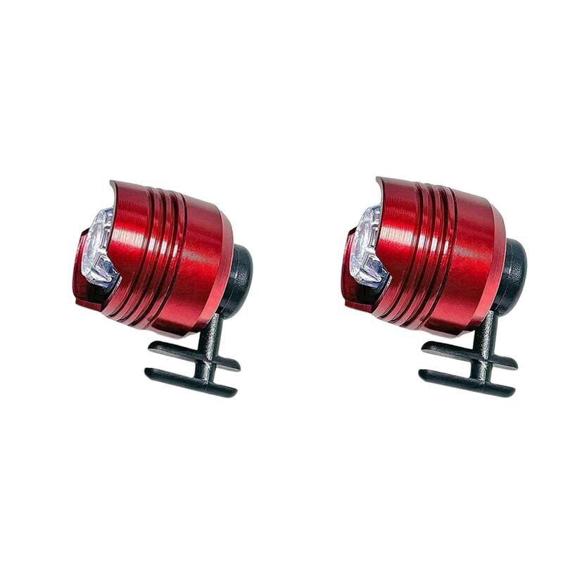 LED Headlights Shoe Charms - Battery USB Recharge Light Up Decoration