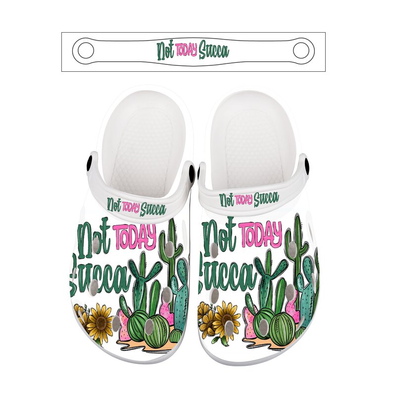 Custom Logo Garden Mules - EVA Flat PVC Men's Women's Classic Slip Clogs
