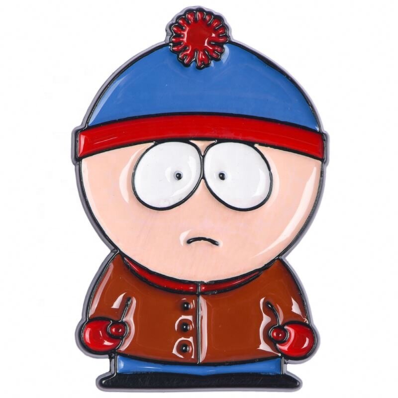 Custom South Park Enamel Lapel Pins - Badge Brooch Hard Enamel Cartoon