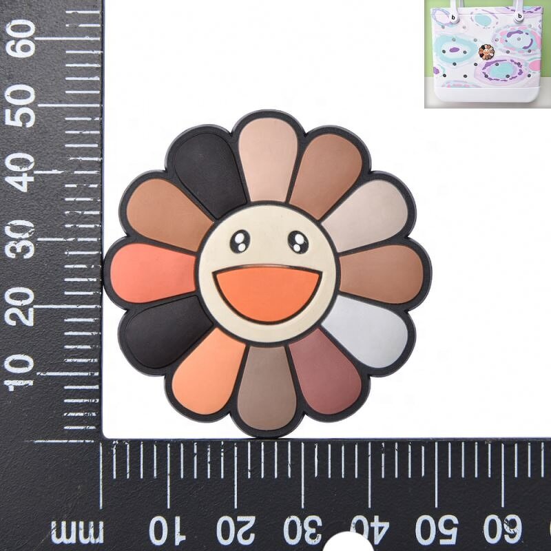 Flower PVC Large Charms - for Bog Bag Tote & Beach Bag DIY Accessories
