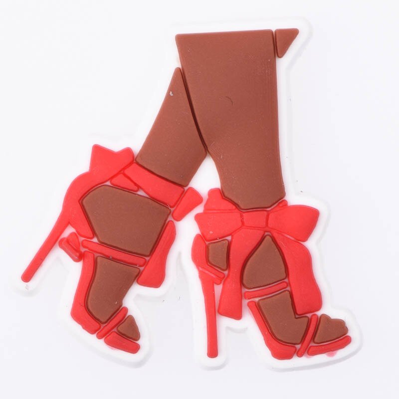 Valentines Day Shoe Charms - PVC Love Heart Luxury Clog Charms