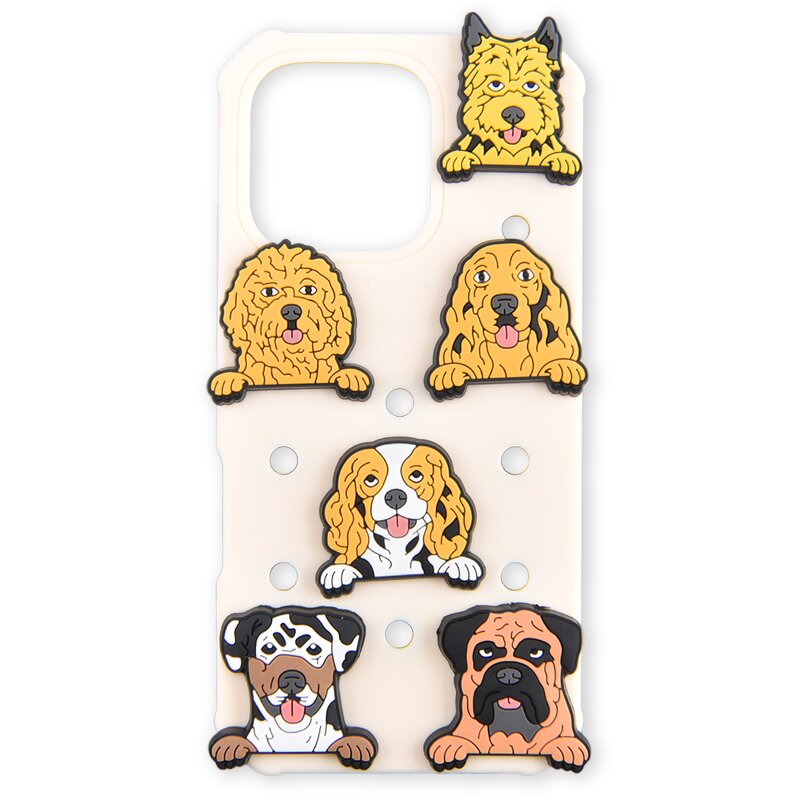 Phone Case with Clog Charm - Holder for 15 16 Pro Max