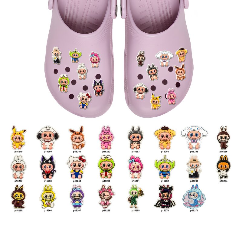 PVC British Food Shoe Charms - Wholesale Snacks Decoration for England