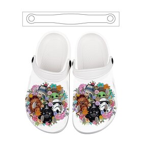 Custom Design Unisex Clogs Manufacturer - EVA White Black Kids Garden Shoes