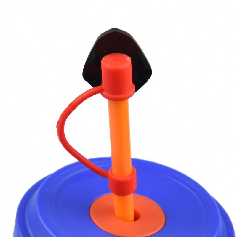 Plastic Drinking Straws with PVC Charms - Custom Colorful Reusable for Kids