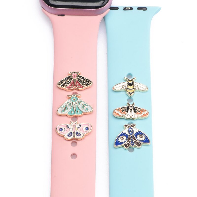Slide Metal Charms for Watch Band - for 38-45mm All Series Designer