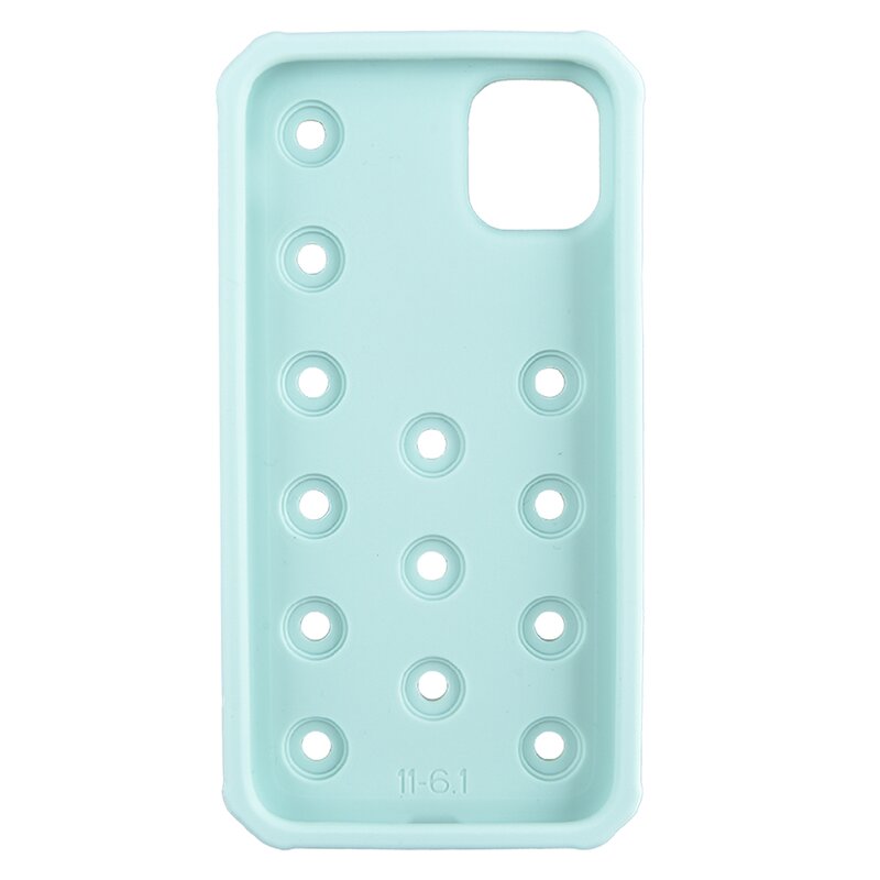Shockproof Cartoon Phone Case - 3D Cute Silicone Holds Clog Charms