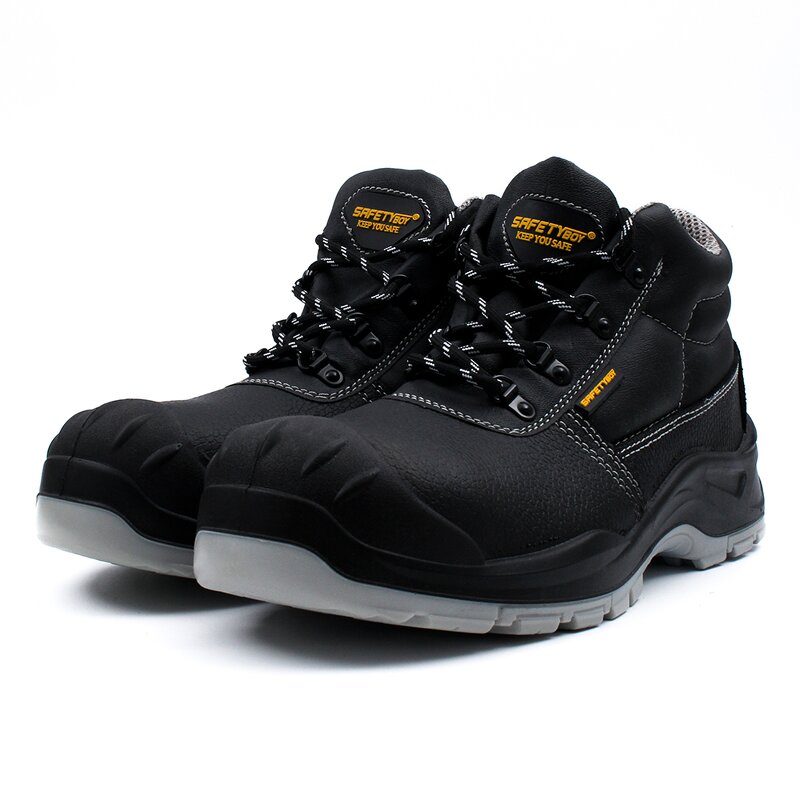 Men's Steel Toe Safety Boots - High Leather Outdoor Hiking Shoes