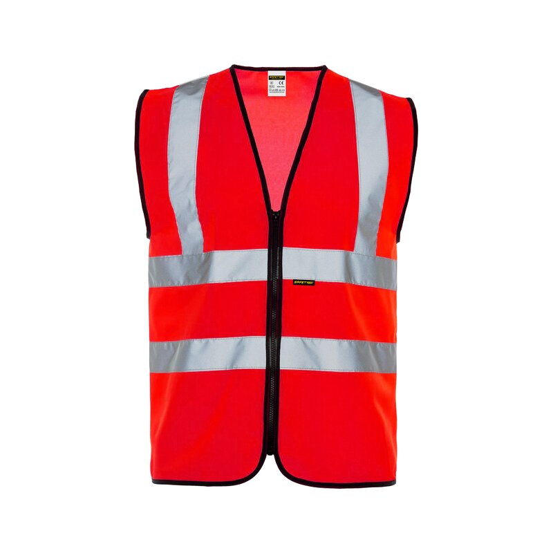 ANSI Class 2 Safety Vest - LED Flash Breathable Mesh Multi-Colored