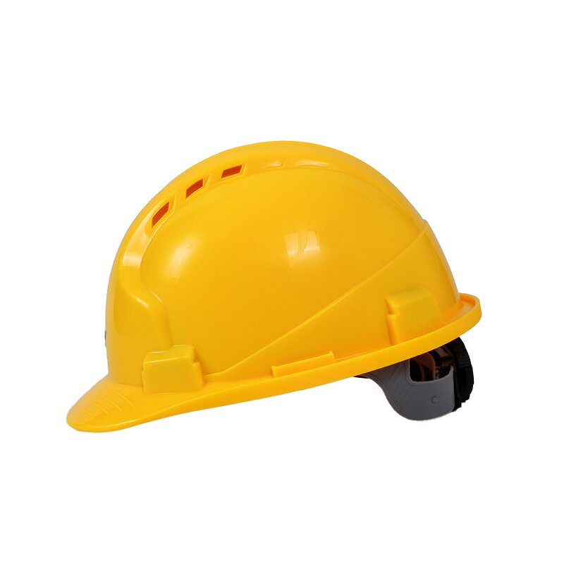 YL-1524 ABS Safety Helmet - with Visor Impact Resistant Construction