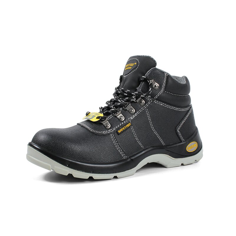 S3 Men's Work Shoes - Cowhide Suede Upper Steel Toe Iron Insole Acid Alkali