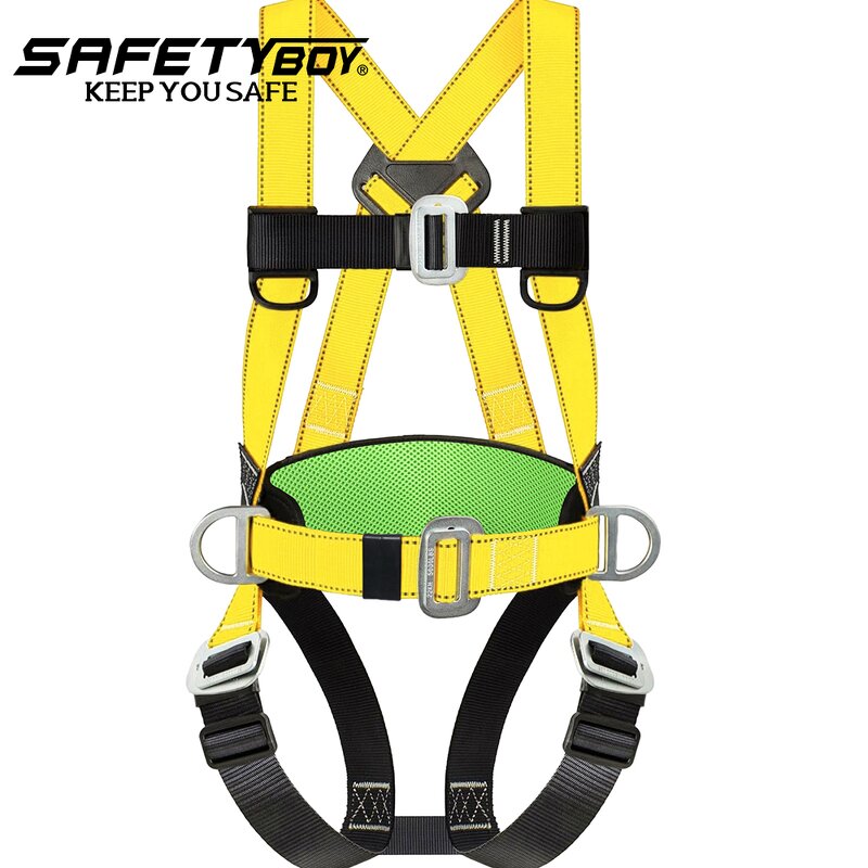 YL-1372 Full Body Safety Harness - Steel/Metal 300kg Capacity 2 D-Rings